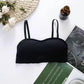 Korean Version Breast Wrapping and Rag Bra All Inclusive Gathering Without Steel Ring Thin Adjustable Solid Color Simple Bra