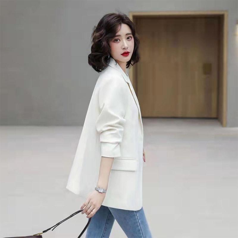 Women's Suit Jacket Black Casual High-end Suit Jacket Slimming Simple Jacket Solid Color Blazer Business Suit for Women