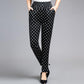 Summer Middle-aged and Elderly Women's Trousers Casual Pants High-waist Stretch Pants Middle-aged Women's Trousers Large Size Loose Pants