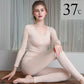 Women Winter Thermal Underwear O-neck Female Autumn Tight Suit Windproof Soft Lining Long Sleeve High Elasticity Slim Multiple colors available