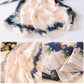 Flower Wrap Shawl Silk Imitation Satin Women Elegant Scarf  All-match Headscarf Sunscreen Gauze Shawl