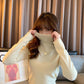 Turtleneck Women Pullover Sweater Spring Jumper Knitted Basic Top Fashion Autumn Long Sleeve Korean Ladies Clothes