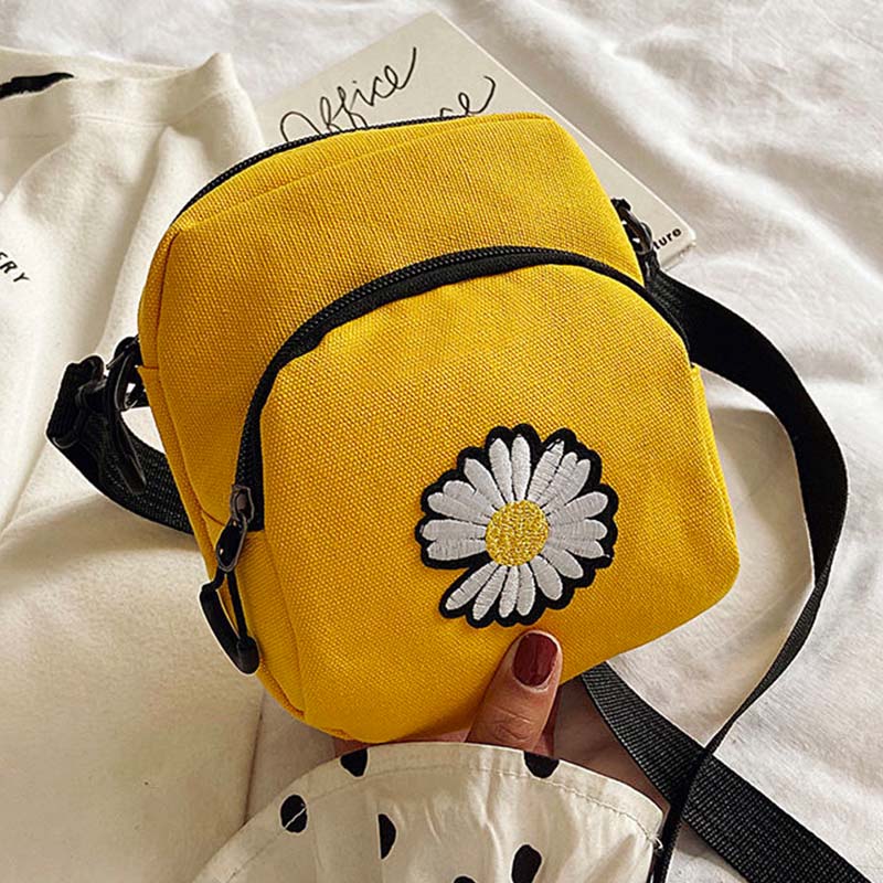 Net Red Texture Small Bag Female Bag Summer Western Style Canvas Bag Female Mini Wild One-shoulder Messenger Bag