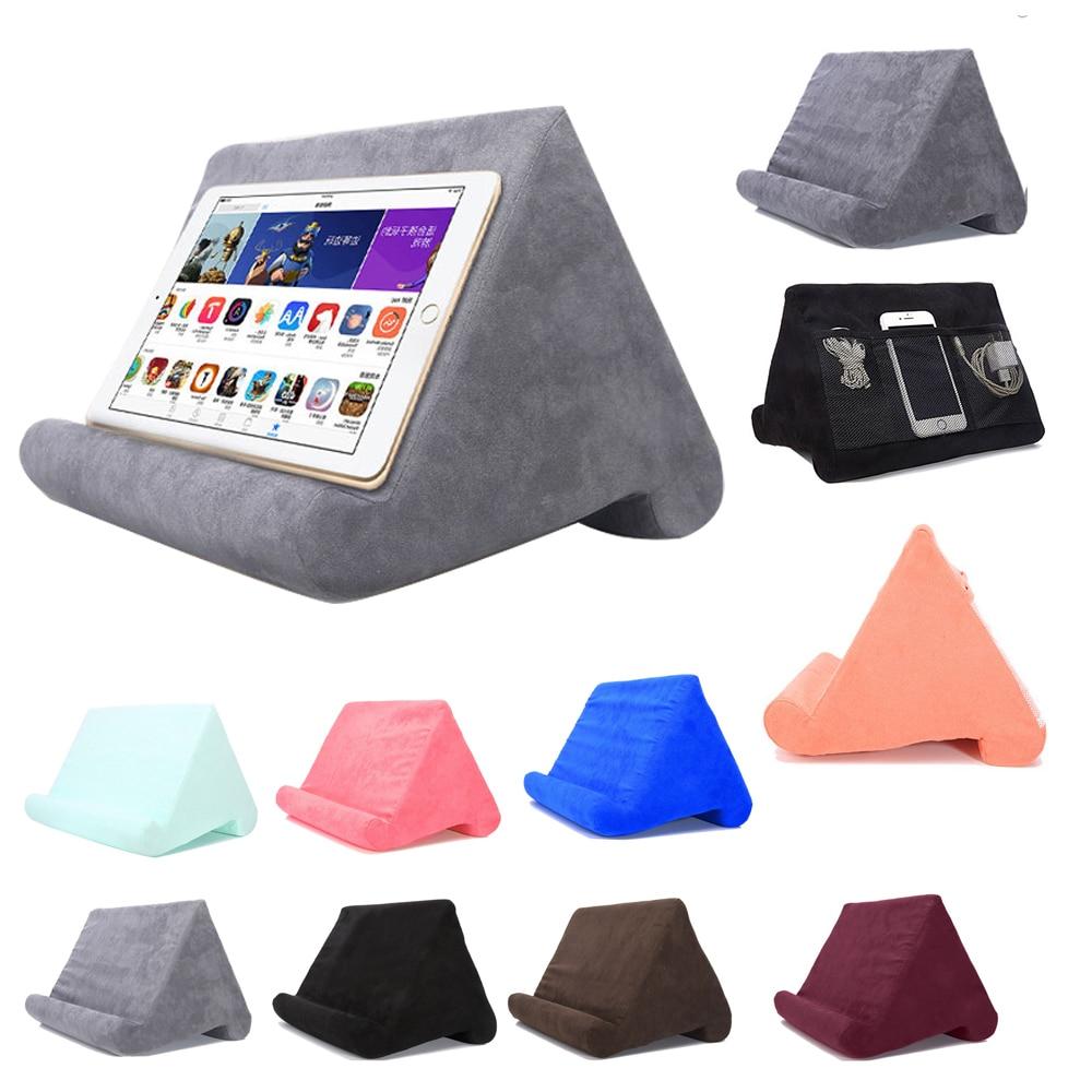 Sponge Pillow Tablet Stand for IPad for Samsung for Huawei for Xiaomi Tablet Holder Phone Support Bed Rest Cushion Tablette Reading Holder