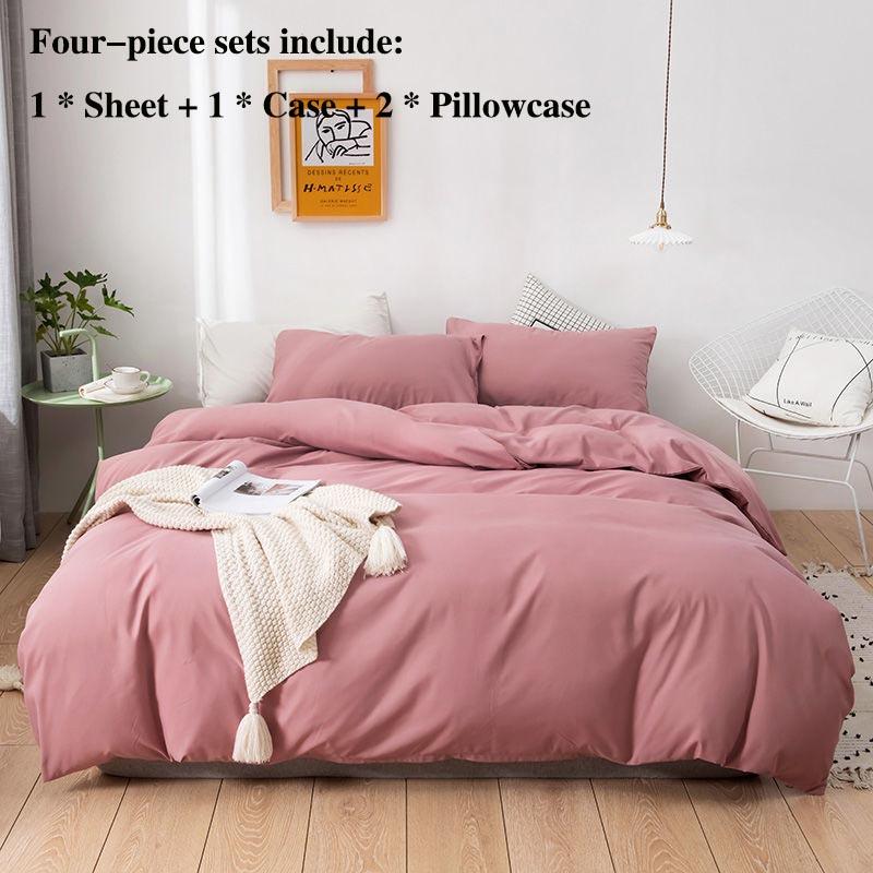 Bed Four Sets of Pillow Cover Sheets Are Set In A Sleeve Home Bedding 1.8 Meters 2 Meters Double Bed Fresh Princess Wind