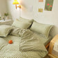 Washed Cotton Four-piece Duvet Cover Fashion Printing Bedding Student Dormitory Single Bed Single Sheet