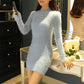 High-neck Sweater Women's Autumn and Winter Wear Long Loose Long-sleeved Warm Cashmere Sweater