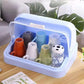 Tea Cup Tableware Storage Box Dust-proof Drain Cup Holder Milk Bottle Storage Household Tray Cup Holder Storage Rack Home Organizer