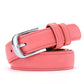 Leather Belt Women Leather Adult Casual Waist Belt Ring Pin Buckle