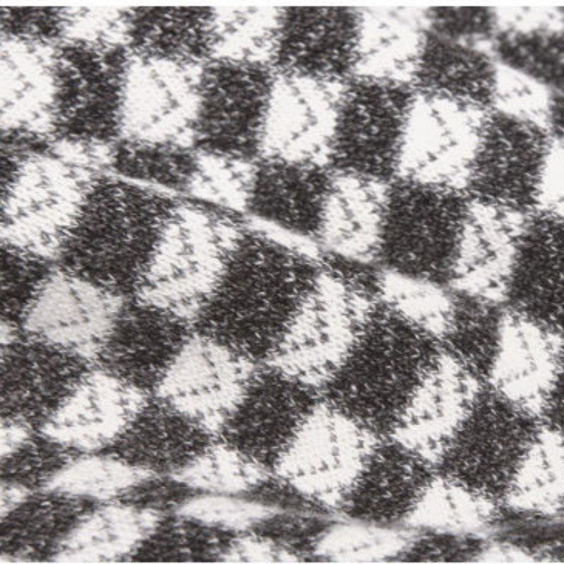 Men's Winter Warm Thick Sweater Round Neck Pullover Plaid Sweater