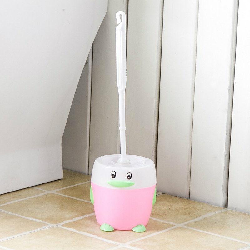 Household Toilet Brush Set Creative Free Punching Toilet Wash Toilet Brush New Long Handle No Dead Corner Cleaning Brush