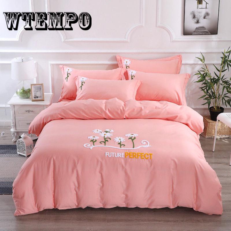 Comfortable Nude Sleeping Bedroom Bedding Set Summer Ice Silk Bed Four Sets of European Silk