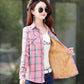 Winter Warm Women Velvet Thicker Jacket Plaid Shirt Style Coat Casual Outerwear