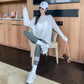 Pants Leg Printing Winter Plus Velvet Thick Vertical Stripes Leggings Women's Outer Wear Trousers Plus Size Tight-fitting Stretch High-waist Pants