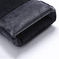 Men's Autumn and Winter Fleece Padded Black Trousers Large Size Straight Elastic Black Jeans for Business Men