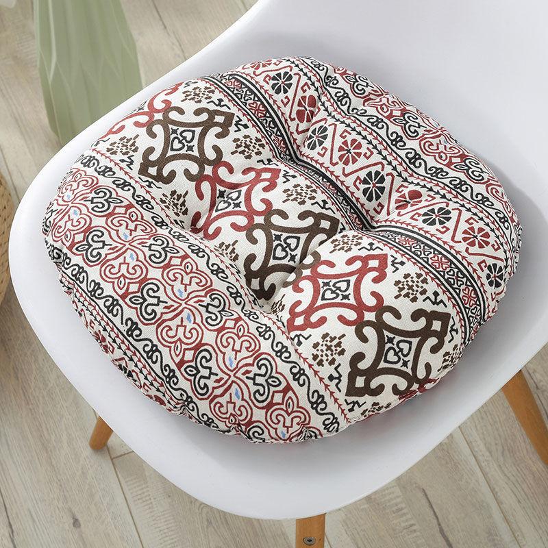 Home Floor Cushion Round Cushion Tatami Chair Cushion Student Classroom Thicken Tatami Fabric Futon