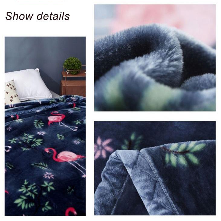 Coral Fleece Blanket Double-thickened French Fleece Sheets Double-sided Fleece Duvet Keeps Warm In Autumn and Winter