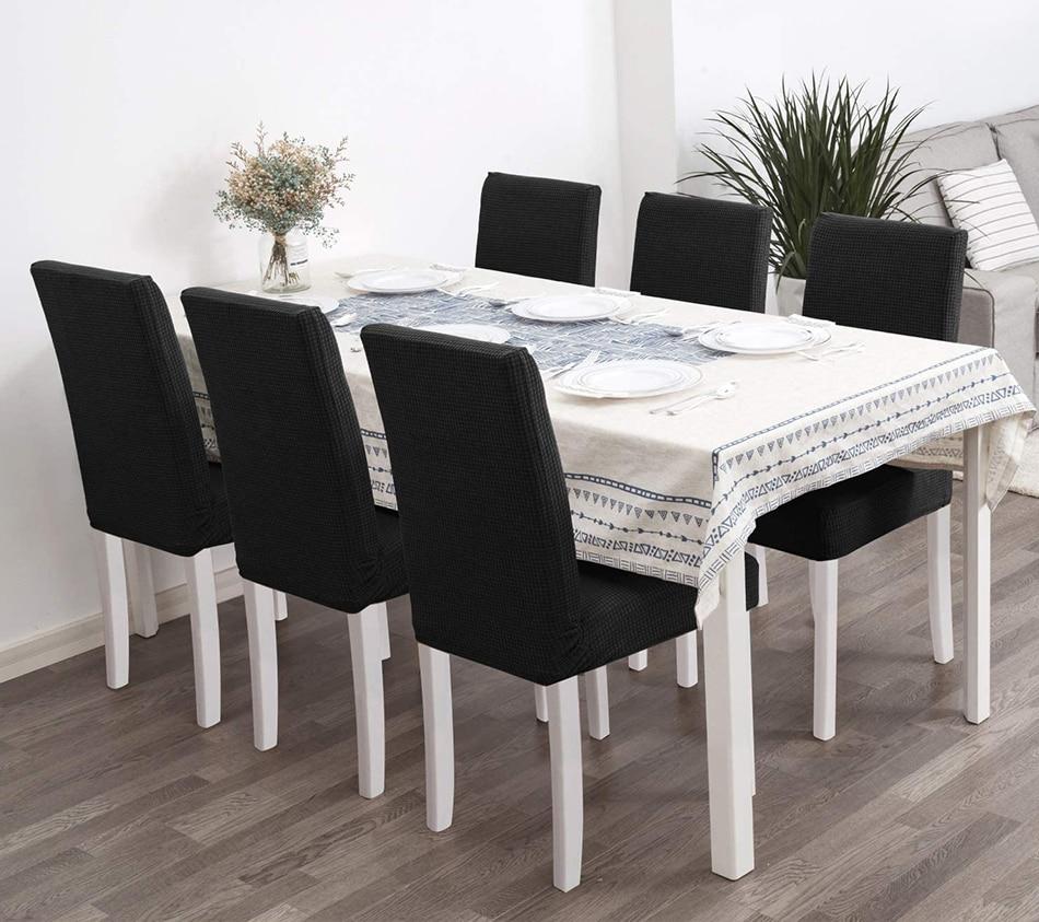 Cheap Jacquard Waterproof Chair Cover Spandex Elastic Chair Slipcover Dining Chair Cover Case for Wedding Hotel Banquet