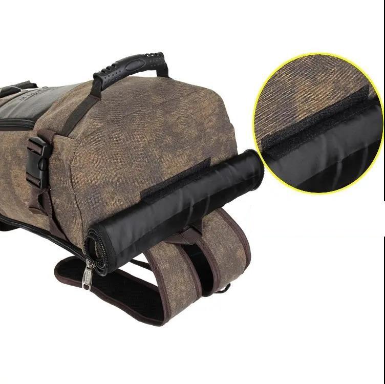 Leisure Canvas Backpack Travel Bag Outdoor Sports Mountaineering Bag Hiking Backpack