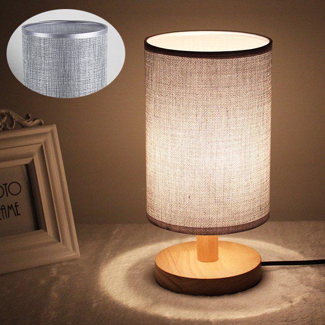 Led Wood Table Lamp Eye Protection Desk Lamp Bedroom Study Bedside  Night  Lamp