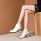 Autumn Winter Short Cylinder Boots With High Heel Boots Shoes Martin Boots Women Ankle Boots