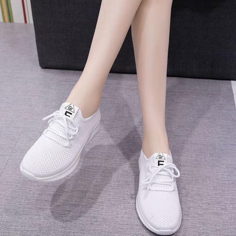 Women's Sneakers Spring Ladies Flat Shoes Casual Women Vulcanized Women Summer Light Mesh Breathable Female Running Shoes