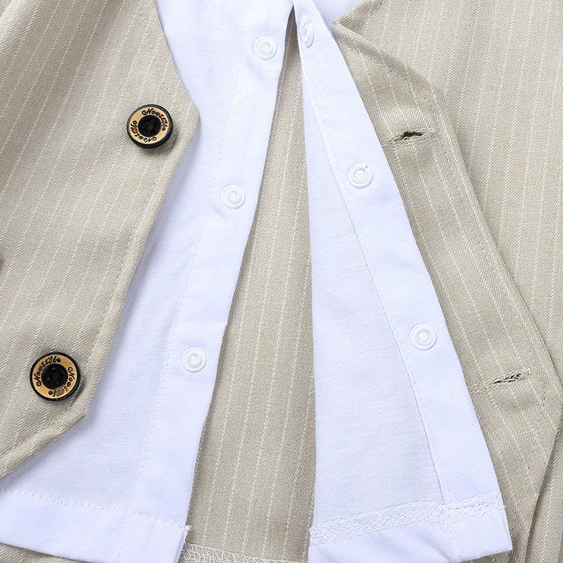 Baby Formal Suit Infant Blazer Toddler Gentleman Tuxedo Outfit Wedding Birthday Gift Clothes Set