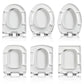 Toilet Cover Thickened Household General Old-fashioned V-shaped U-shaped Square O-shaped Toilet Seat Cover