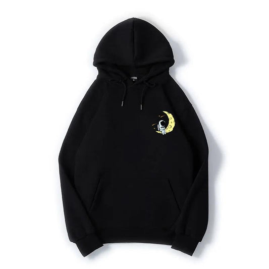 Hooded Sweater Men's and Women's Autumn and Winter Thick Cotton Jackets To Keep Warm Versatile and Handsome Loose Plus Fleece Tops