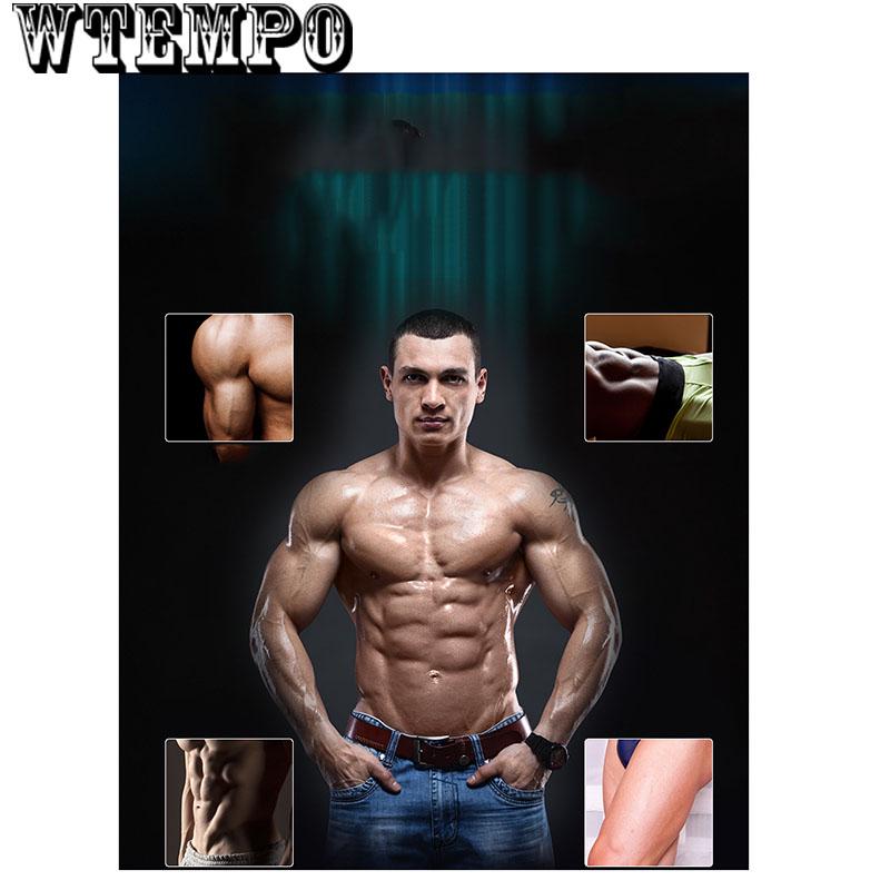 ABS Remote Control Abdominal Muscle Trainer Smart Body Building Fitness