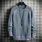 Men's Autumn Thin Sweater Student Trend Handsome Youth Loose Round Neck Bottoming Sweater Top