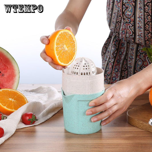 Brand Fruit Hometree Portable Manual Juicer Lemon Orange Juice Fruit Salad Bowl Kitchen