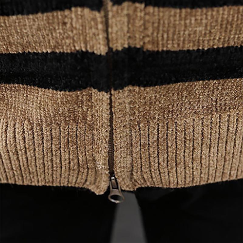 Men's Knitted Cardigan Zipper Sweater Men's Jacket Trend Sweatershirts Spring and Autumn