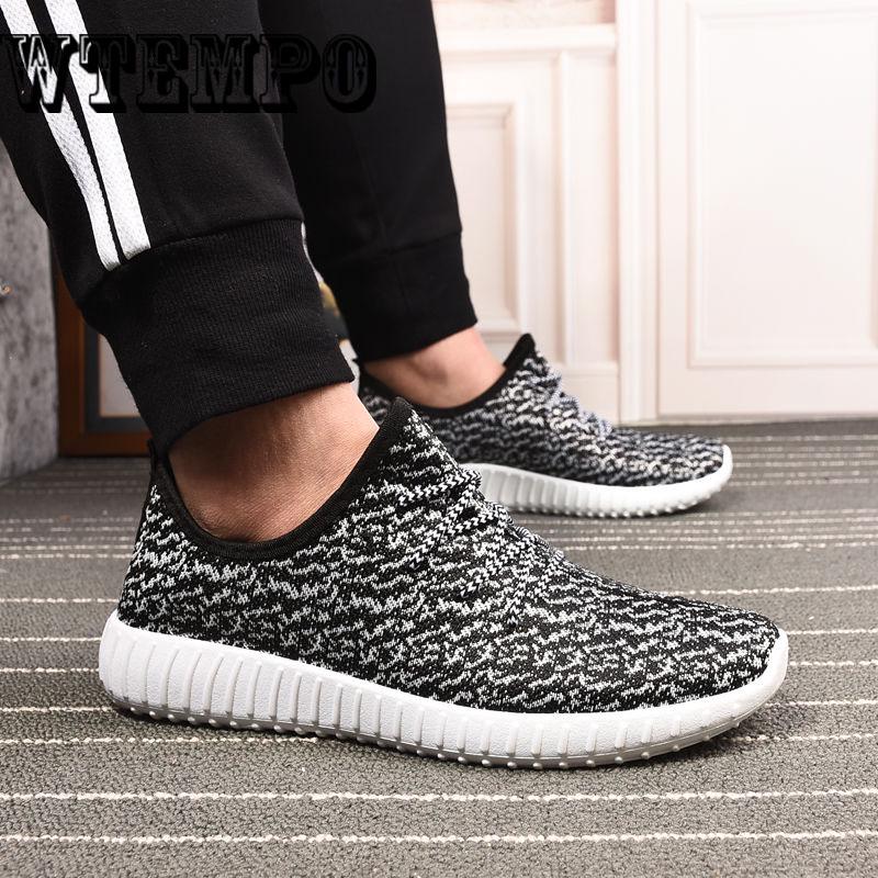 Men Sport Shoes Air Mesh Breathable Lace Up Running Shoes Athletic Jogging Walking Men Sneakers
