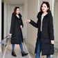 Winter Coat Women Jacket Parkas Thick 2021 Autumn Long Black Oversized Purple Puffer Bubble Hooded Harajuku Clothes Loose