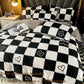 Pure Cotton Four-piece Bed Supplies Light Luxury European Style High-grade Pillowcase Is Single Suit