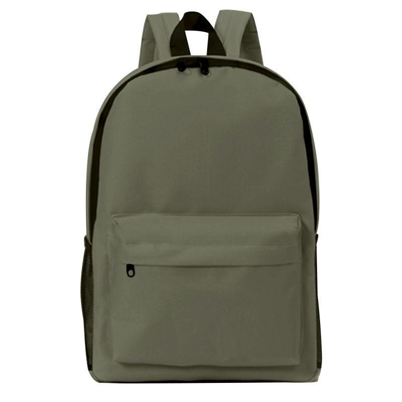 Simple Backpack Female Male Korean Middle School Student School Bag Large-capacity Backpack Bag College Style School Bag Leisure Travel Bag