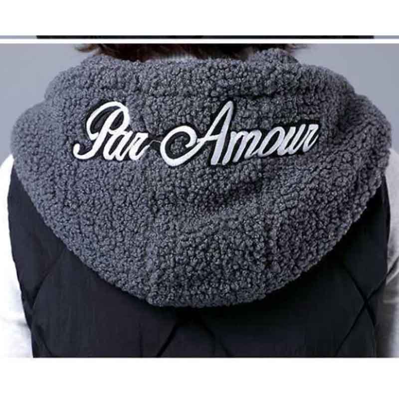 Women's Winterized Vest Winter Loose Fashion Plus Size Thermal Padded Jacket