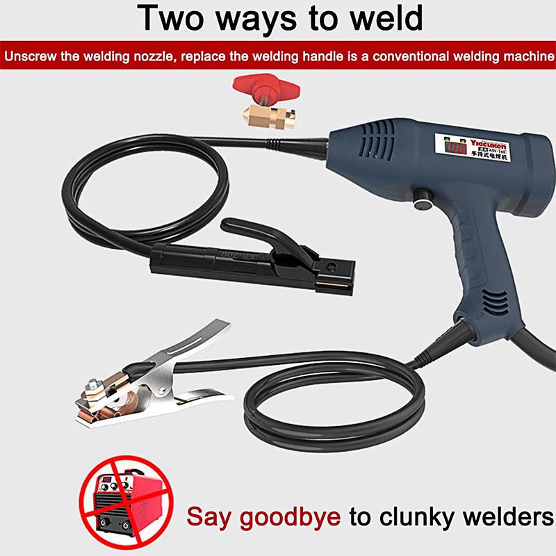 Handheld Electric Welding Machine 220V Household Automatic Digital Intelligent Gun Type Portable Electric Welding Machine