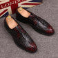 Pointed Toe Man Formal Dress Shoes Luxury Leather Handmade Men's Wedding Party Footwear