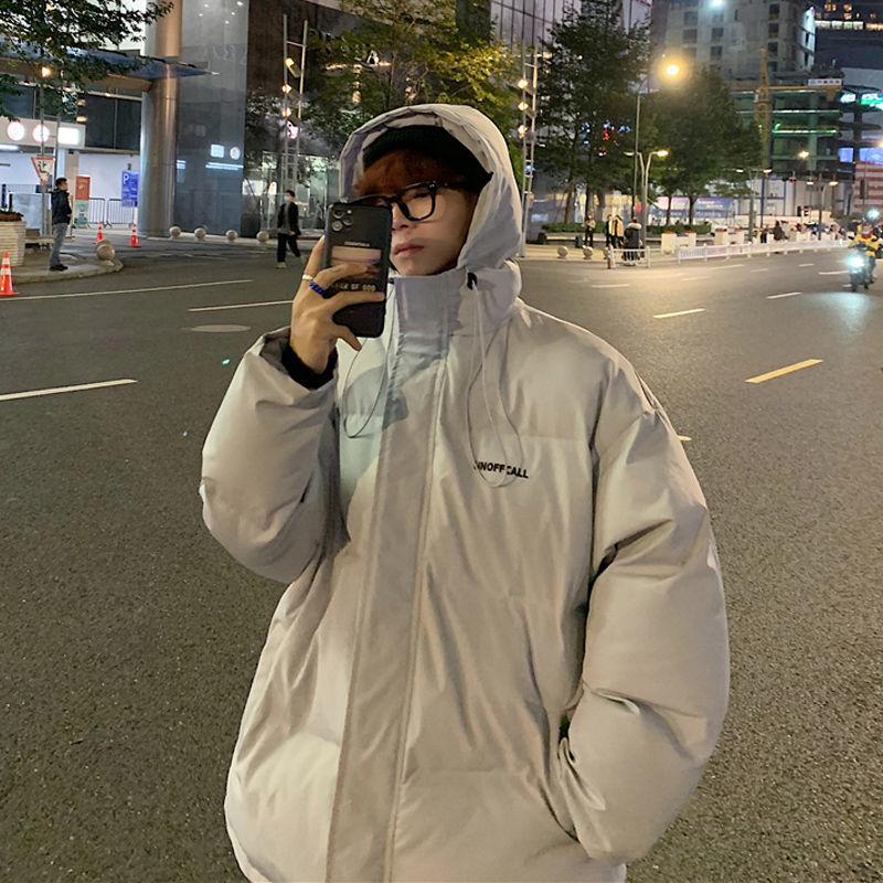 Workwear Padded Jacket Women Winter Loose Korean Student Oversize Couple Down Padded Jacket