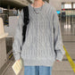 Autumn and Winter Sweater Men's Round Neck Pullover Warm and Comfortable Sweater Men and Women