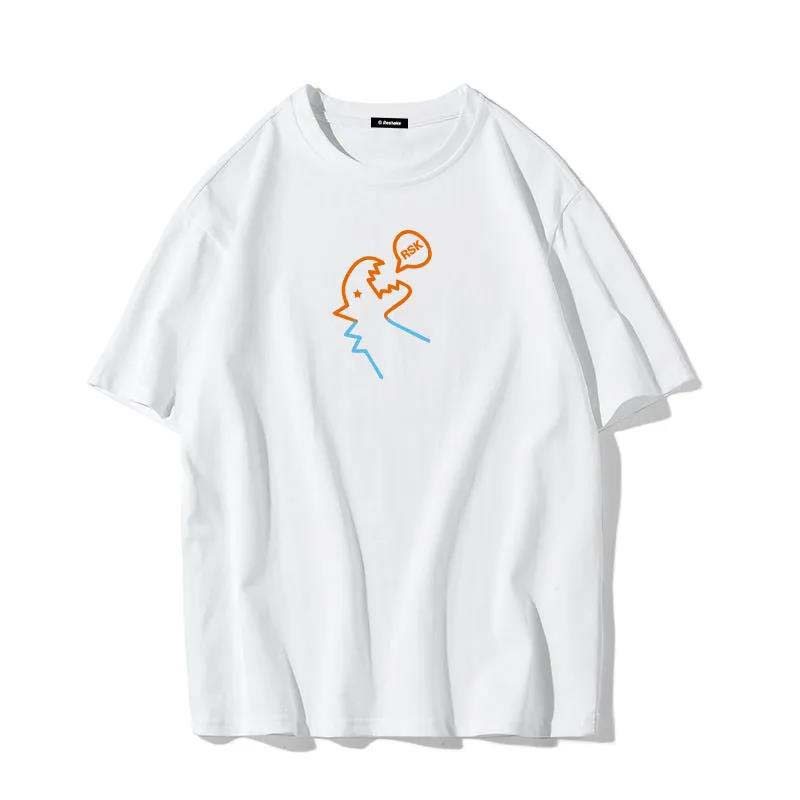 Short-sleeved T-shirt Men's Summer Loose Cotton T-shirt Tops Summer Clothes