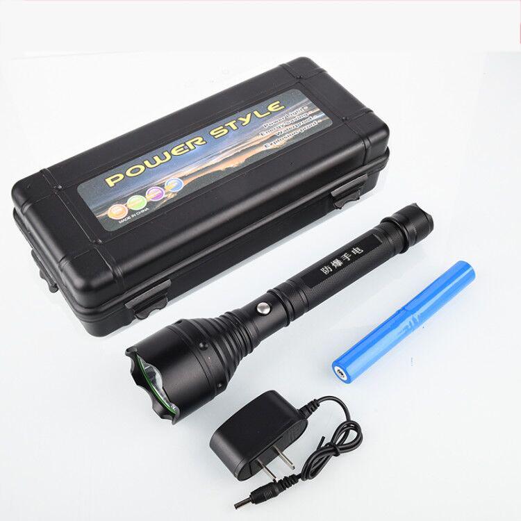 Strong Light Flashlight Rechargeable Super Bright, Long-range High-power Army Special Forces Household Emergency Hunting and Fishing 3000 Meters