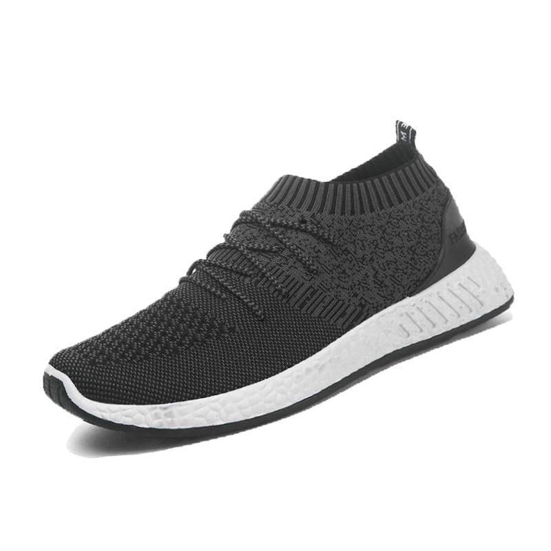 Fly -Woven Breathable Shoes Male Low Top Training Shoes Casual Lightweight Shoes Running Sneakers
