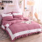 New  princess Bedding set 100% Cotton Twin Queen size Bed sheet/Linen Duvet cover set