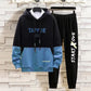 Spring Trend Sweater Suit Teen Clothing Hooded Pullover Campus Student Sportswear Casual Loose Sport Suit Men