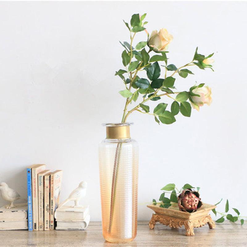 Bulgarian Rose Simulation Bouquet Fake Flower Decoration European Plastic Flower Decoration Silk Flower Living Room Table Decoration