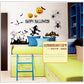 Bar Ghost Festival Halloween Pumpkin Light Spider Decorative Sticker Black Creative Wall Sticker