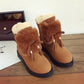 Snow Boots Women Autumn and Winter Cotton Shoes Ins Short Tube Plus Velvet Warm Ankle Boots
